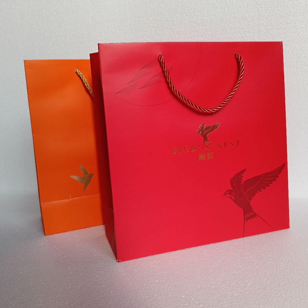 

kantong kertas paperbag logo Bird,s Nest/paperbag kado Gift Bag premium