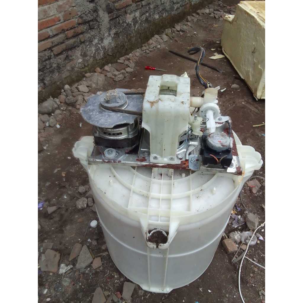 DRUM SET MESIN CUCI SHARP TOP LOADING ORIGINAL COPOTAN