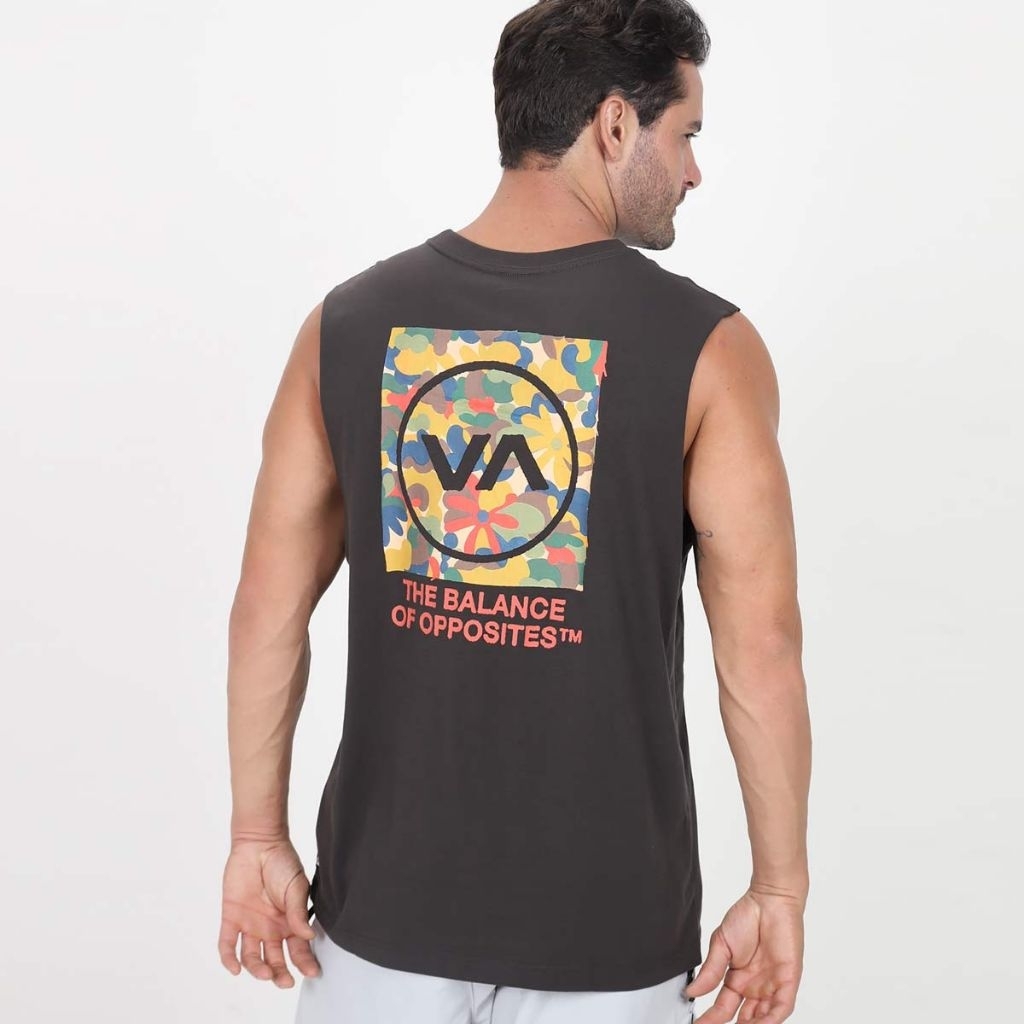 kaos singlet RVCA va all time muscle original