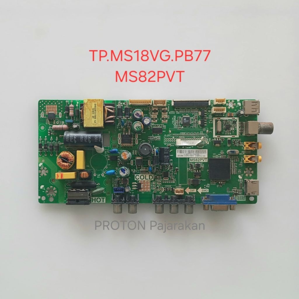 Mainboard LCD LED TV TCL L32E4200 Mesin Matherboard MS82PVT Mobo TP.MS18VG.PB77 PCB 32ED3100 LED24F3