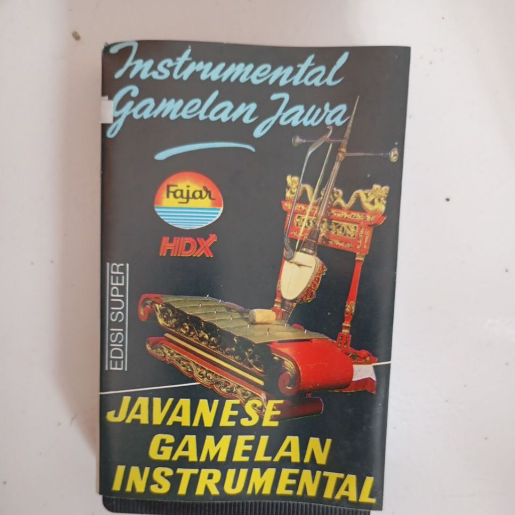 kaset pita instrumen gamelan jawa