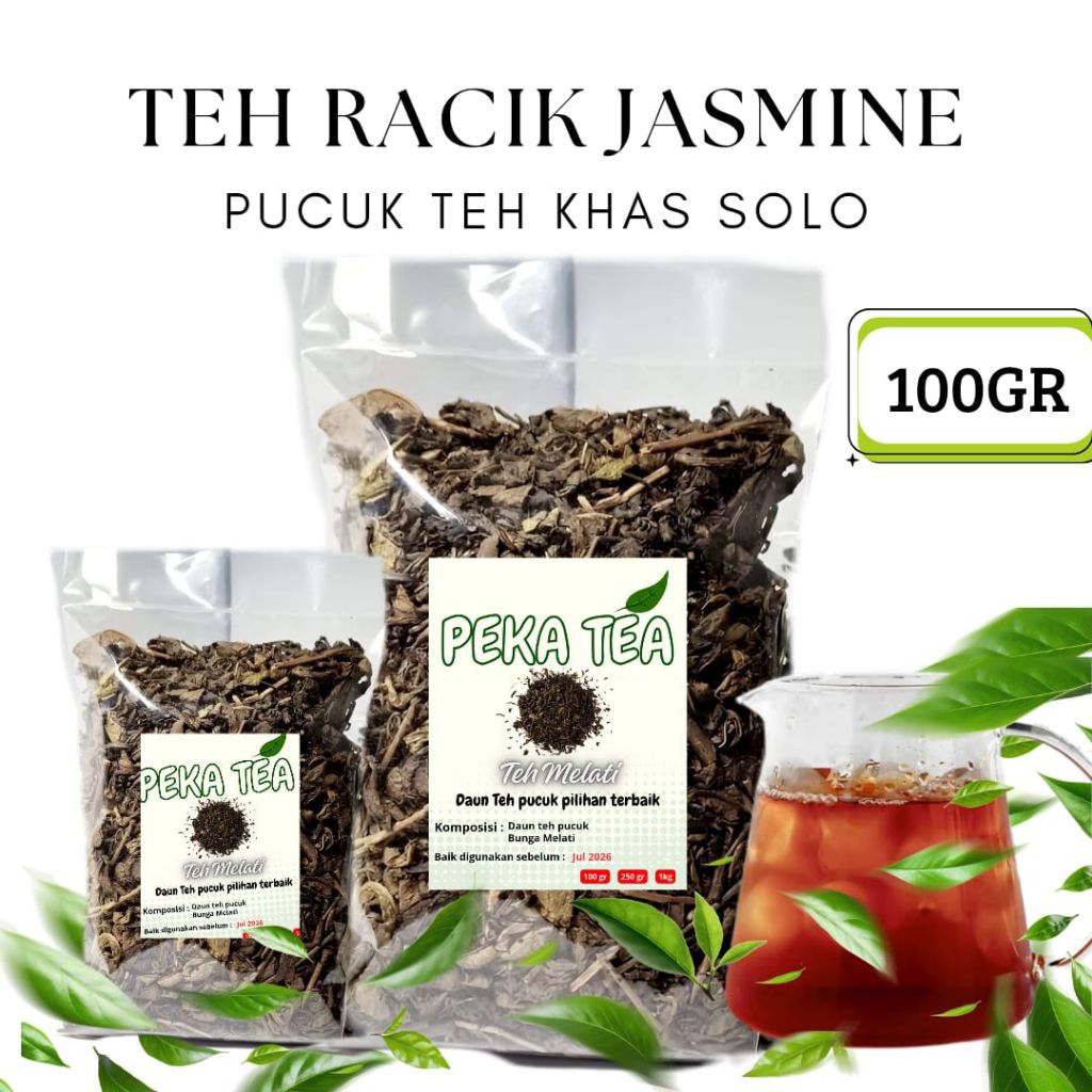 

Teh Peka Racikan Khas Solo - Spesial Teh Pucuk Melati Premium 100gr