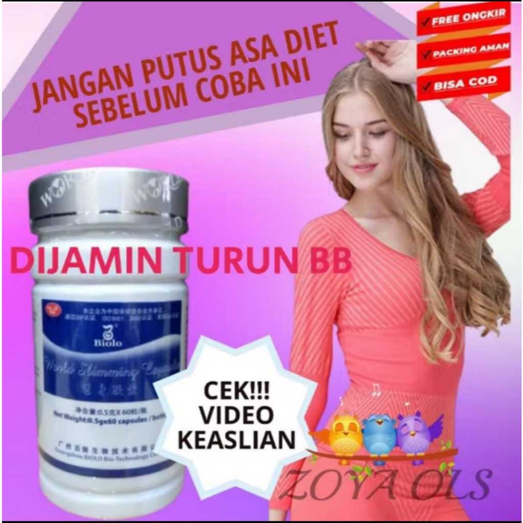 Pelangsing WSC Biolo Original Asli / Biolo WSC Asli Original Untuk Diet Dan Detoks