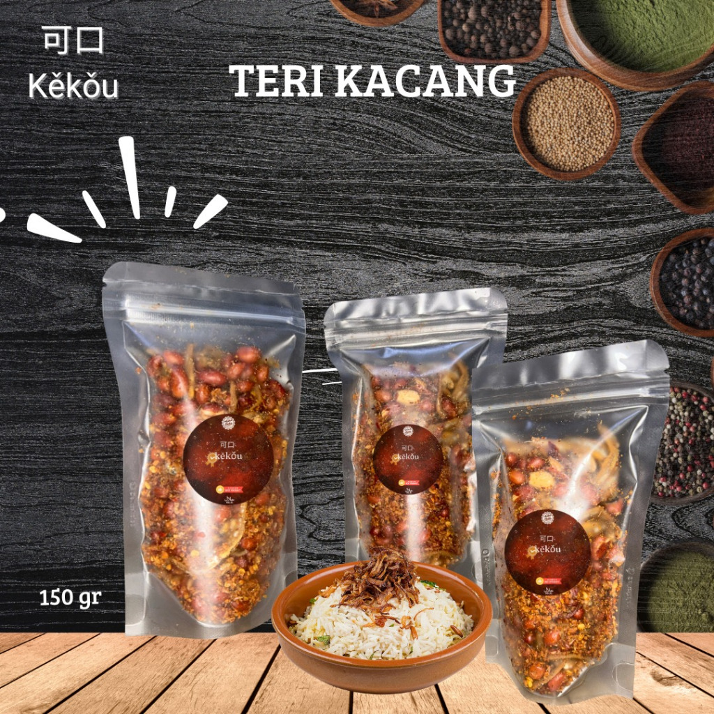

TERI KACANG ENAK TERMURAH/TERI KACANG BUMBU REMPAH KERING 150 GRAM