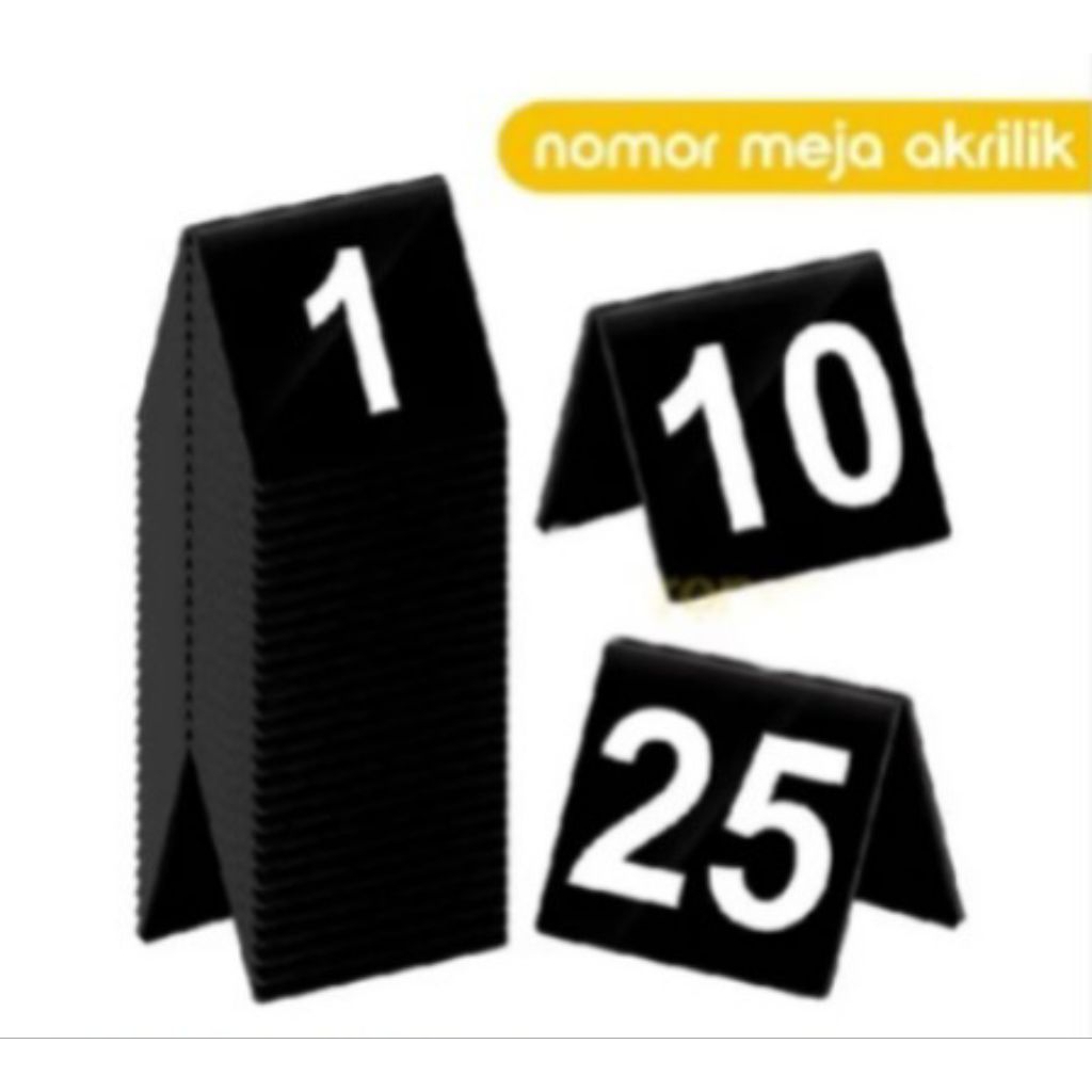 

AKRILIK/NOMOR MEJA/AKRILIK NOMOR MEJA dekorasi cafe ukuran 8 x 8 cm, tebal 5 mm WARNA MERAH