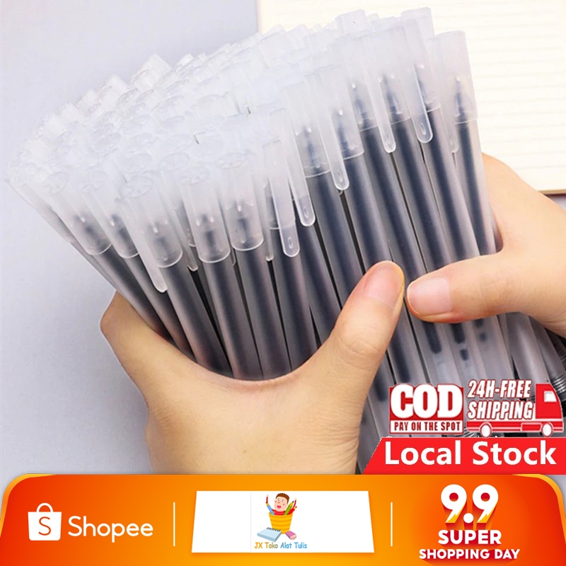 

☛✅ ☚ Gel Pen Pulpen Gel 3 Berkapasitas Besar Jarum Tabung, Pena Air Karbon 0.5mmPena Ujian Siswa Pena Tanda Tangan Stationery JNX028