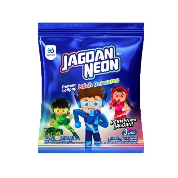 

JAGOAN NEON LOLLIPOP POCKET BAG 3X9GR(8997878702216)