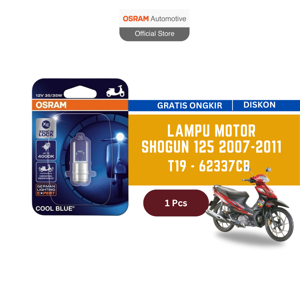 Osram Lampu Depan Motor Shogun 125 2007 - 2011 62337CB