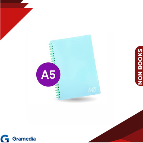 

Gramedia Medan - BOOKS&BIND SOFT SPIRAL NOTEBOOK PP A5 BLUE