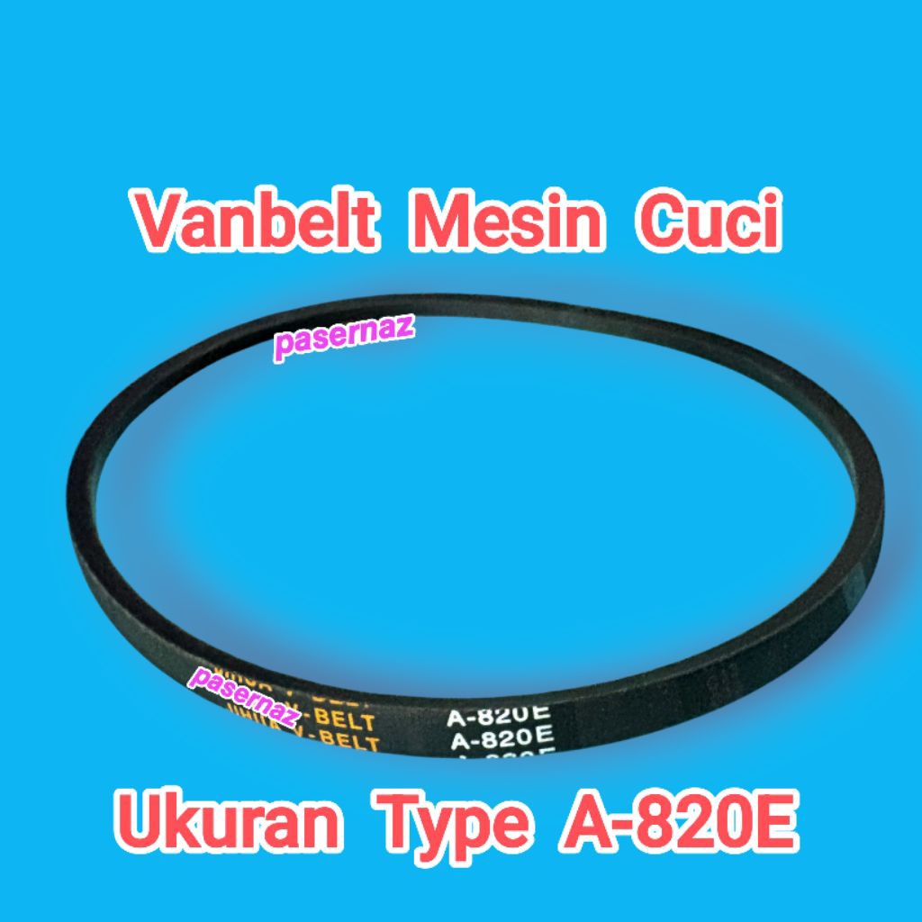 A-820E | Vanbelt Mesin Cuci | V-Belt Mesin Cuci | Belt Mesin Cuci | FanBelt Mesin Cuci A-820E | Vanb