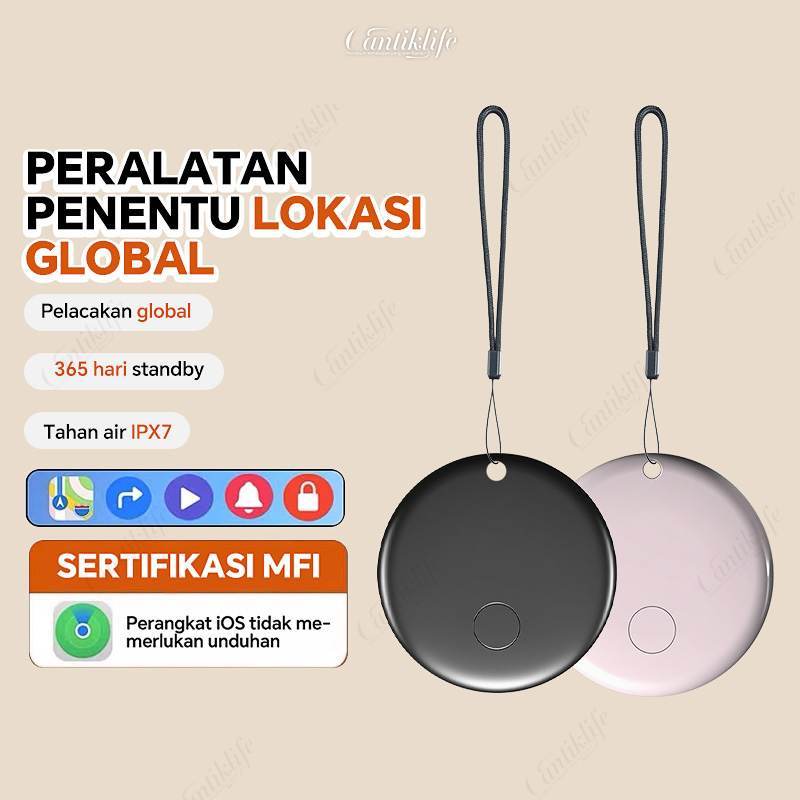 Sertifikasi MFI  GPS mini pelacak lokasi/GPS tersembunyi mobil tracker Smart Tag Pencari Kunci Motor