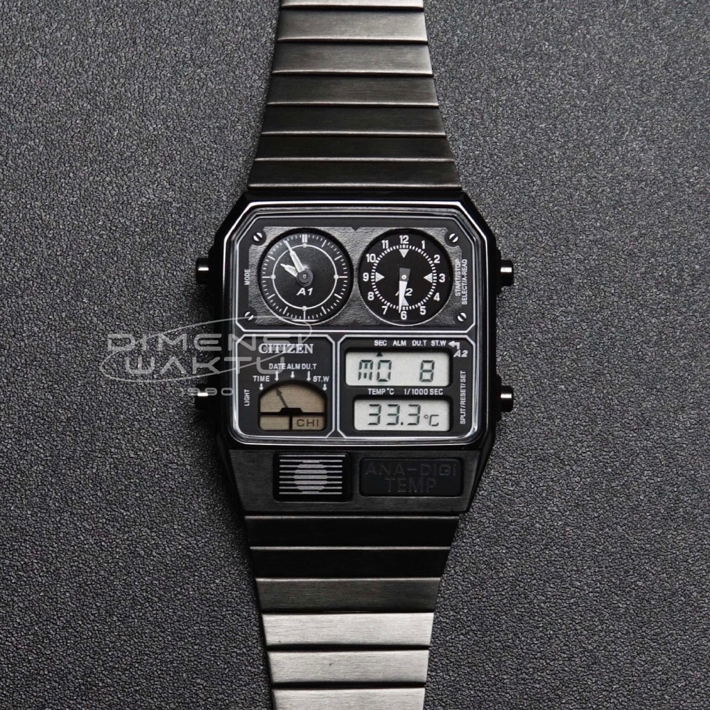 Vintage Citizen Ana-Digi Temp Watch All Originals (Rare 🇯🇵)