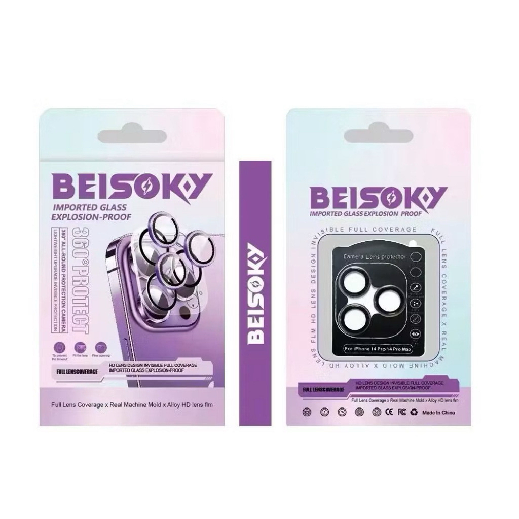 Pelindung Kamera Iphone / Tempered Glass Camera / Kamera Original AR Iphone 14 - 15 ProMax