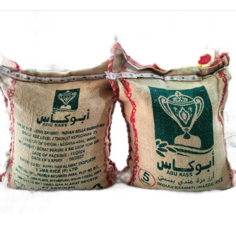 

Abu Kass Indian Sella Basmati Rice 5kg Beras Basmati