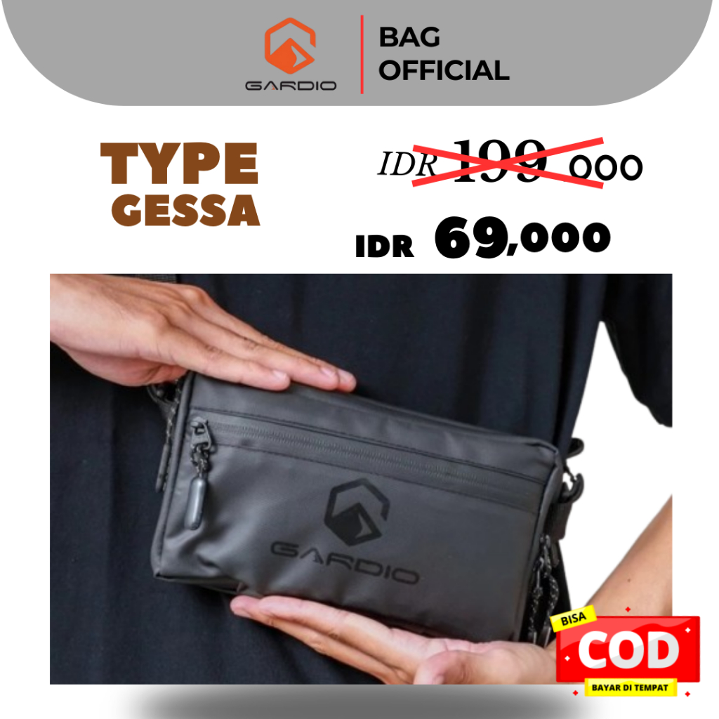 Gardio GESA clutchbag gardio handbag mini multifungsi tas selempang
