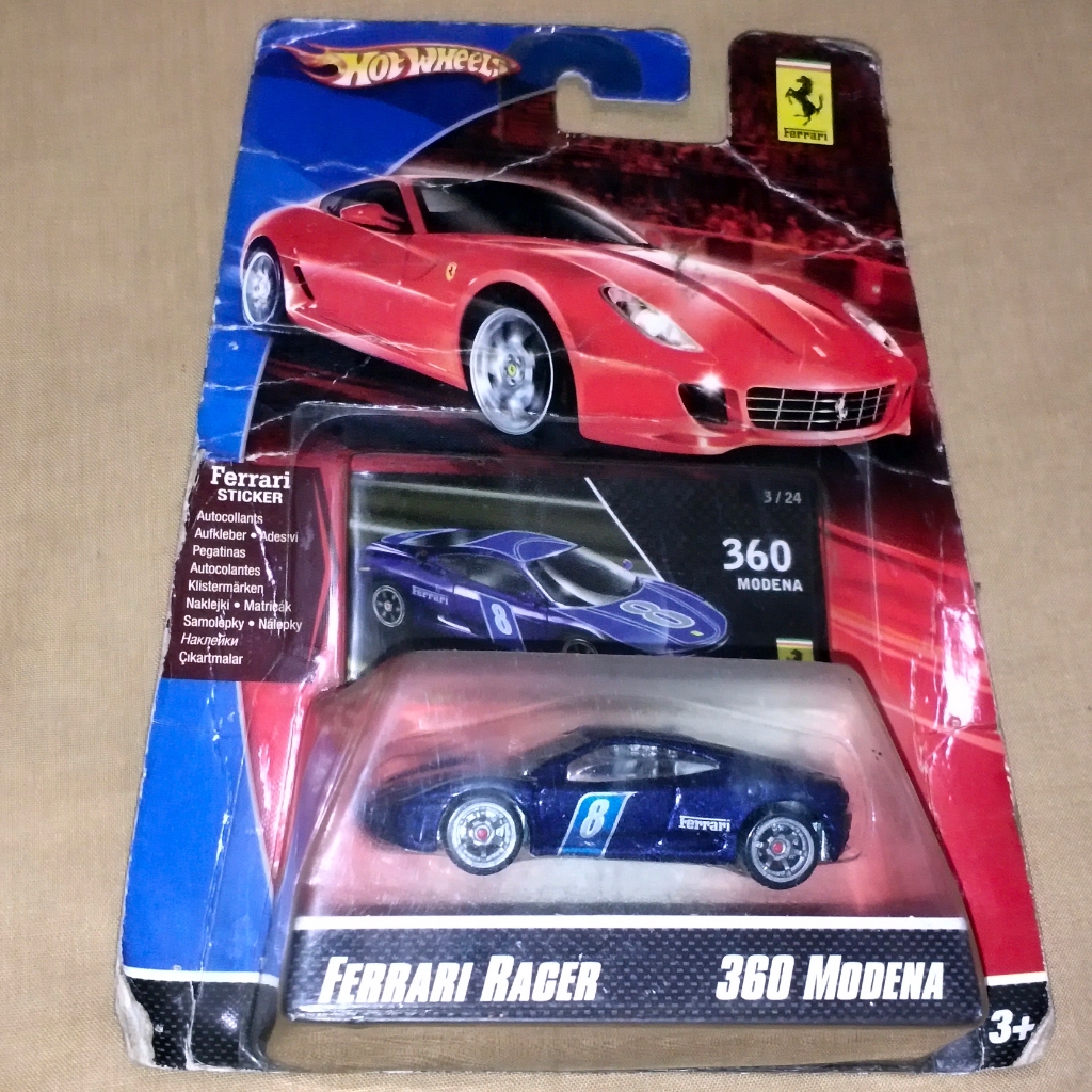 Hot Wheels Ferrari Racer 360 Modena Biru HW Hotwheels