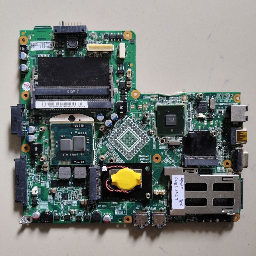 MB Motherboard Mesin Laptop Notebook Advan Soulmate G4D-61132T cabutan normal tested Mesin mulus No 