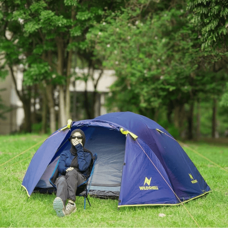 Tenda Wildshell Jayadipa Kapasitas 4 Orang Double Layer Tenda Outdoor Tenda Camping