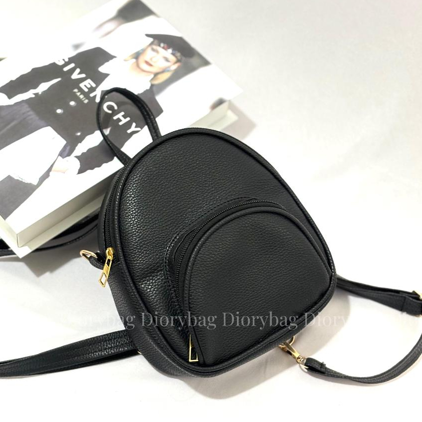 Tas Ransel Fuji - Tas Ransel Wanita Mini - Tas Kulit Jeruk Backpack - Ransel Wanita Kekinian