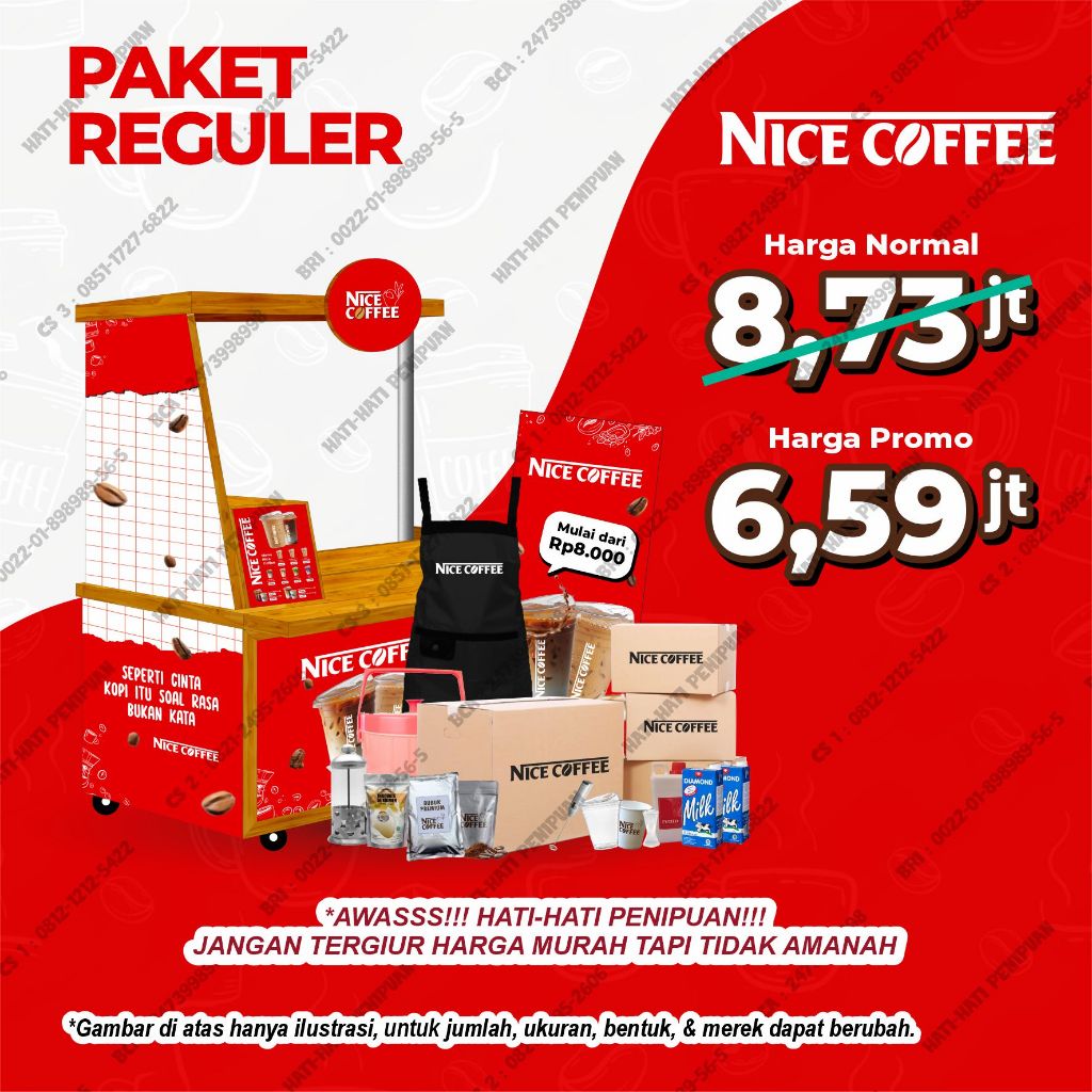 

Paket Usaha Kopi Kekinian Cocok Untuk Pemula - Paket Reguler