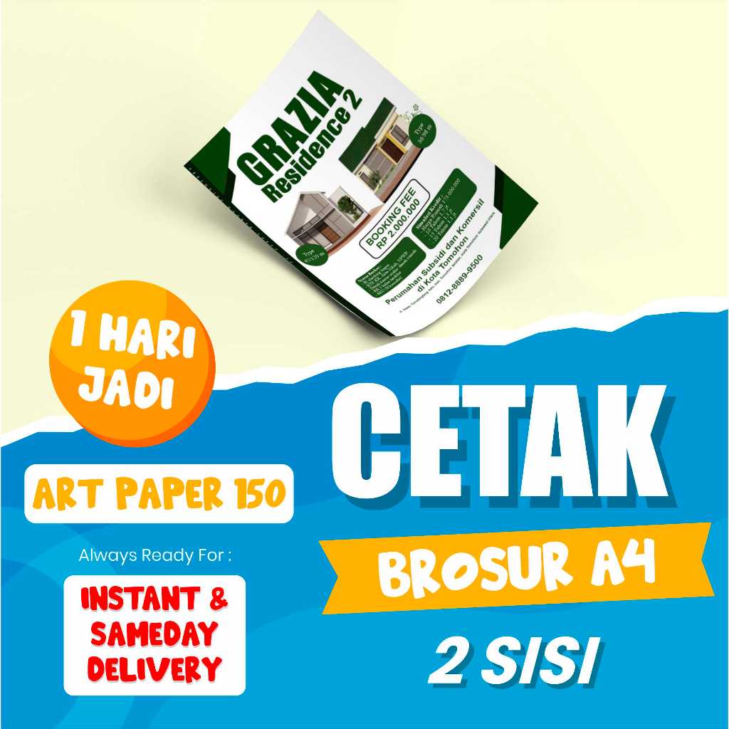 

Cetak Brosur 2 Muka Express