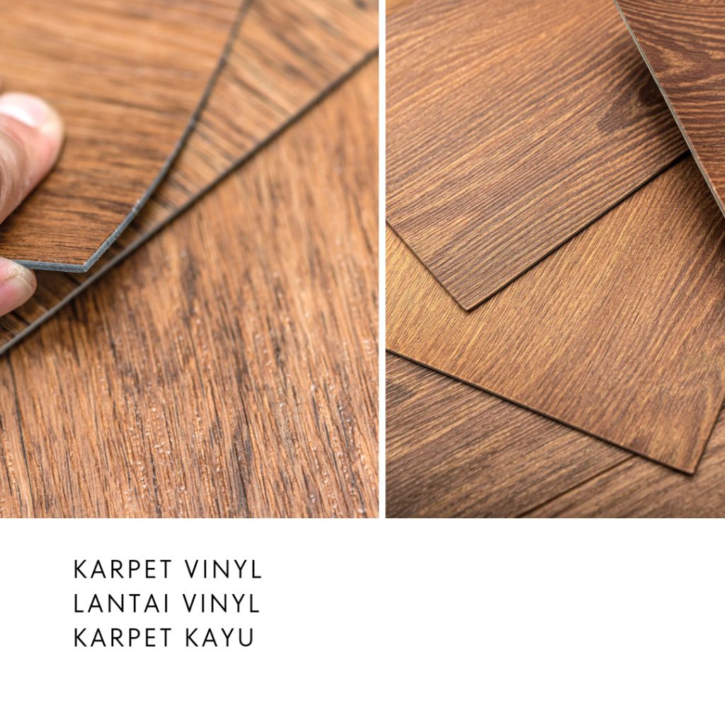 Karpet Lantai Vinyl Motif Kayu
