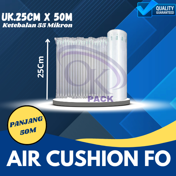 

INFLATABLE AIR CUSHION WRAP FO 25CM X 250M Cushion Wrap Fo-Air / Bubble Wrap Angin Tebal Roll / POLY AIR CUSHION