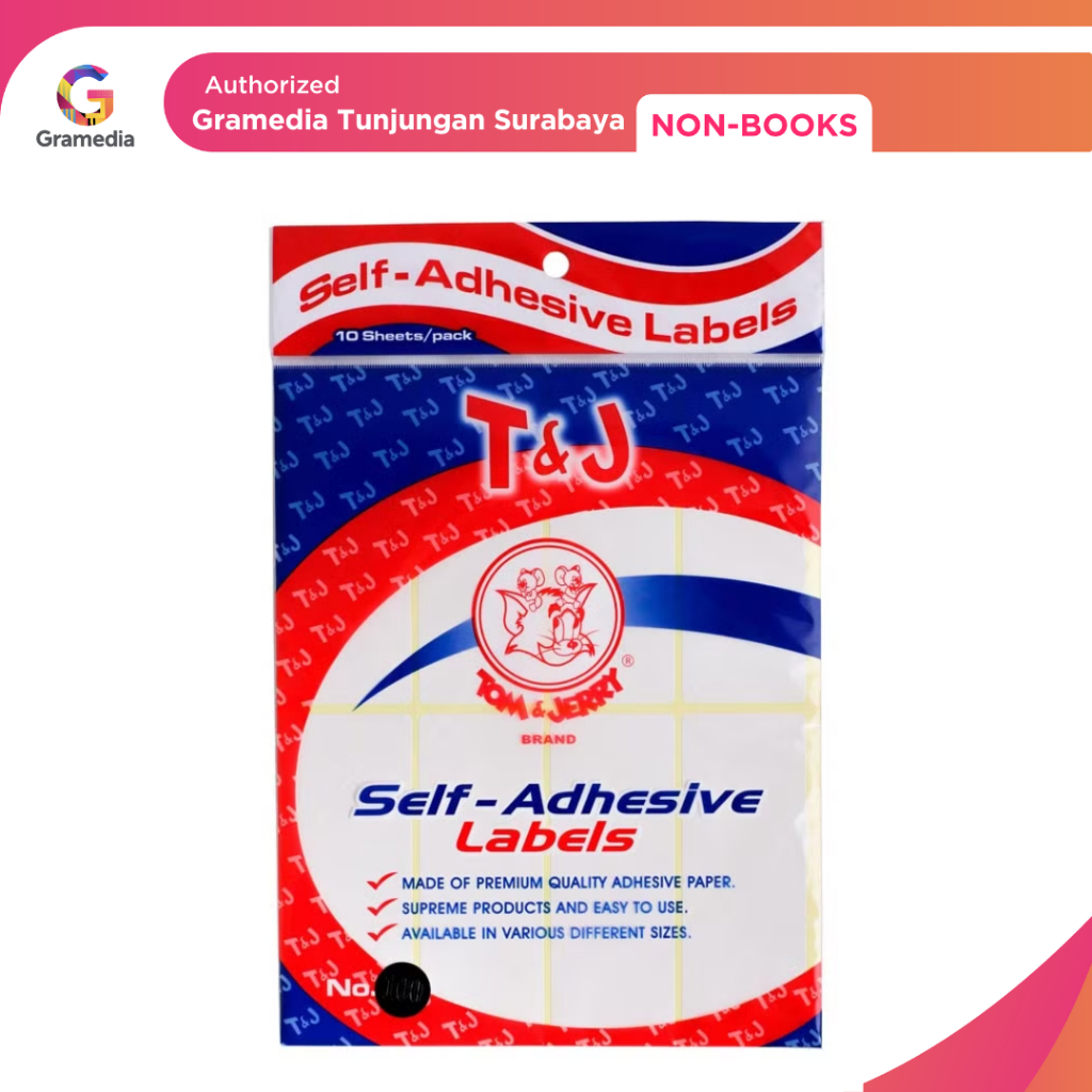 

Gramedia Tunjungan : Stiker TOM & JERRY LABEL NO.100