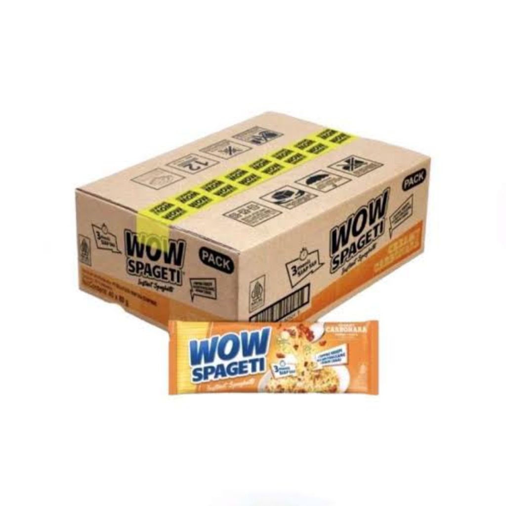 

Wow Spaghetti Creamy Carbonara Dus 40 x 88 gr