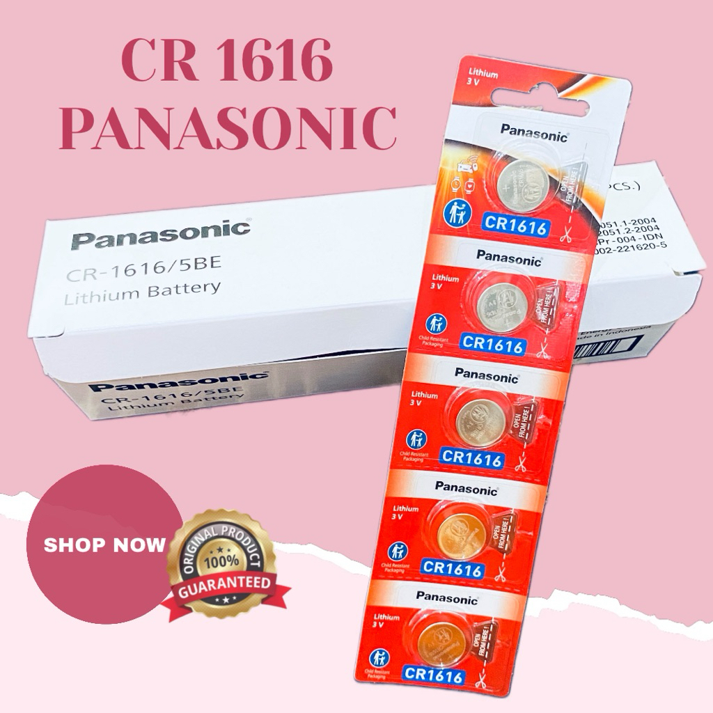 BATERAI PANASONIC CR 1616 Original battery lithium 3 volt baterai CR 1616