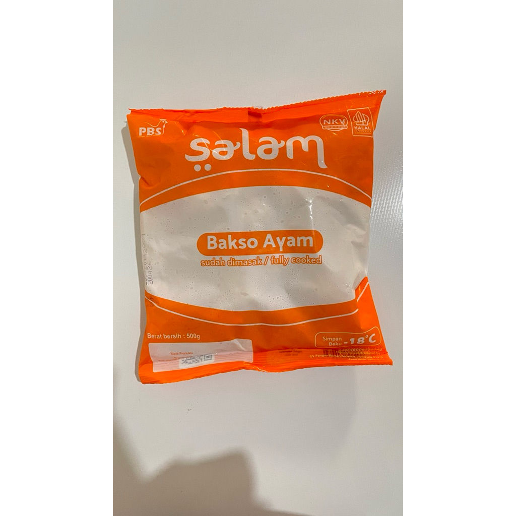 

Bakso Ayam Salam 500 gram Frozen Food Murah Open Reseller