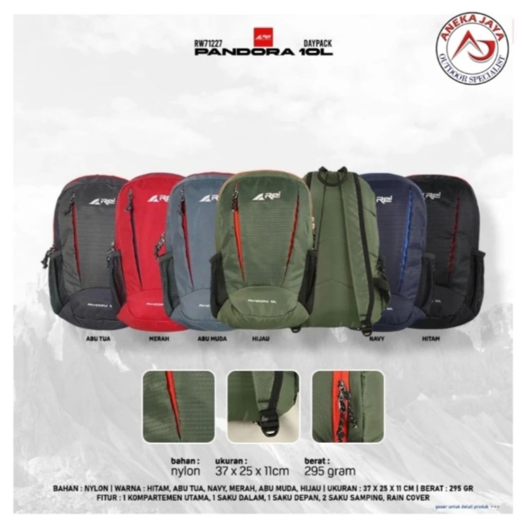 TAS RANSEL REI PANDORA 10L
