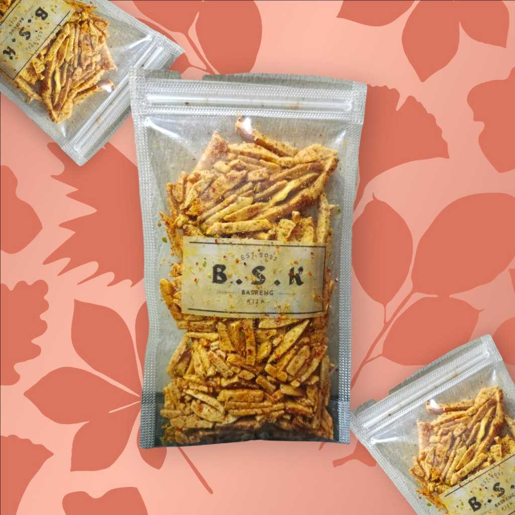 

Basreng pouch 70 gram pedas | dengan extra daun jeruk