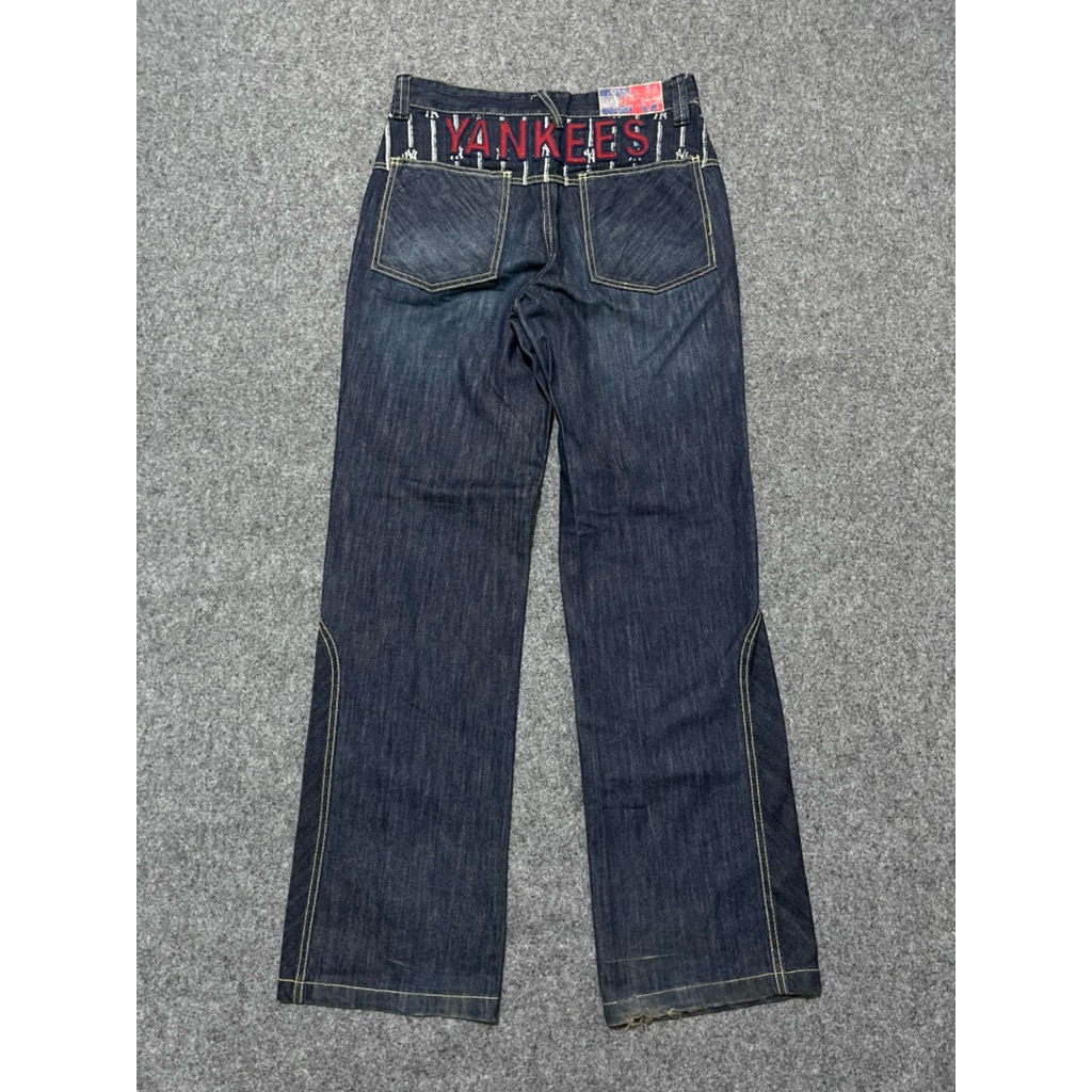 Celana jeans MLB yankess vintage second