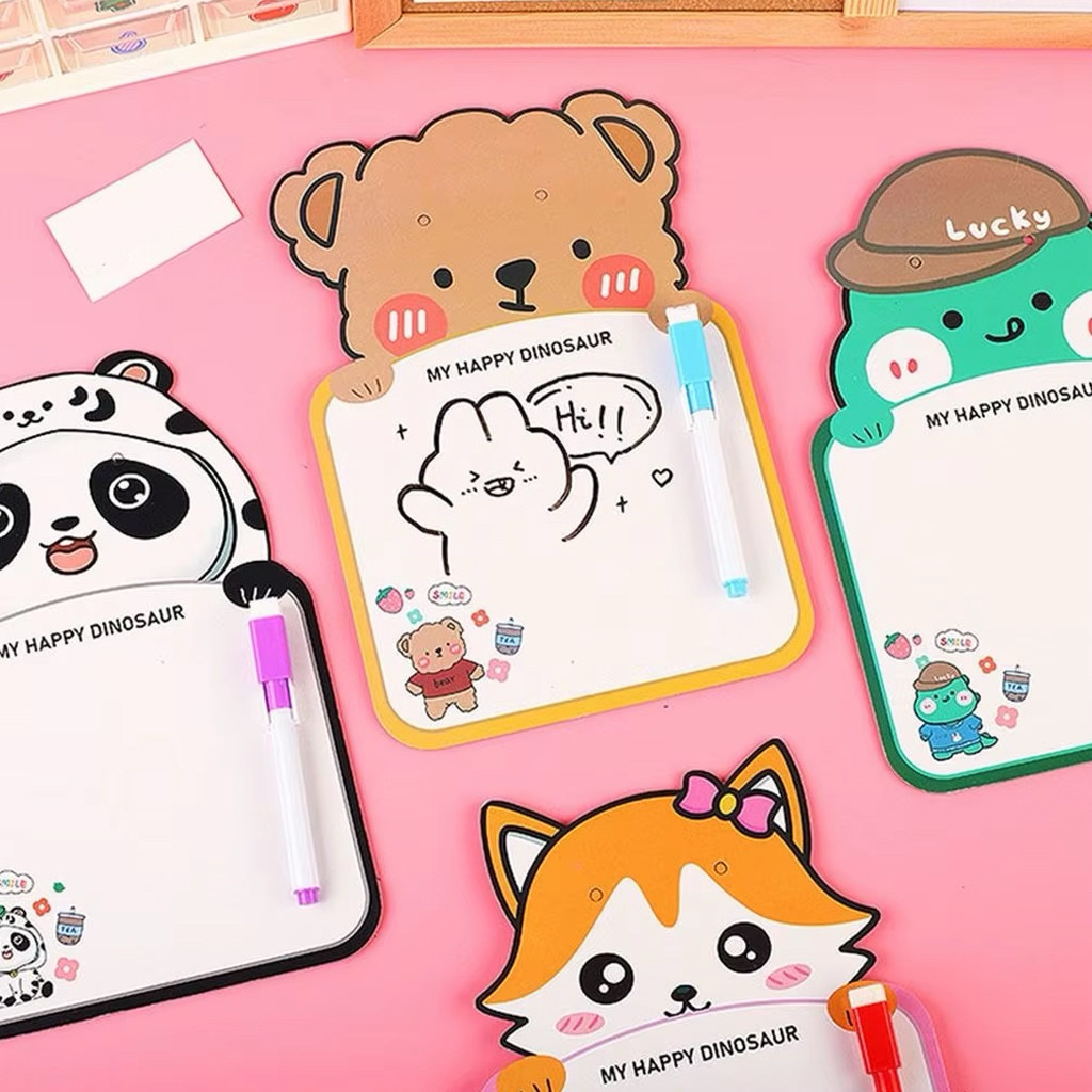 

Papan Tulis Mini Anak Lucu + Spidol | Bisa Dihapus & Digantung – Mainan Edukatif Anak