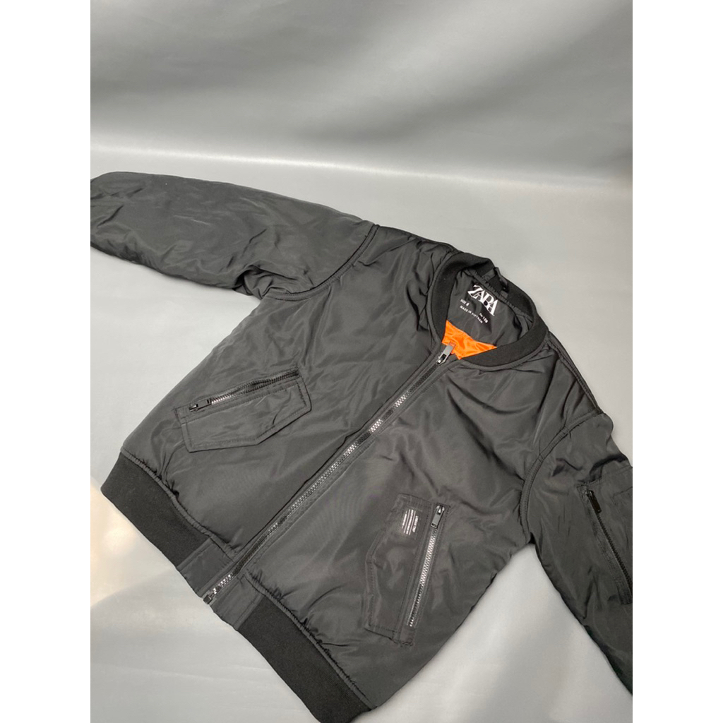 pl Zara bomber jacket anak cowok ori