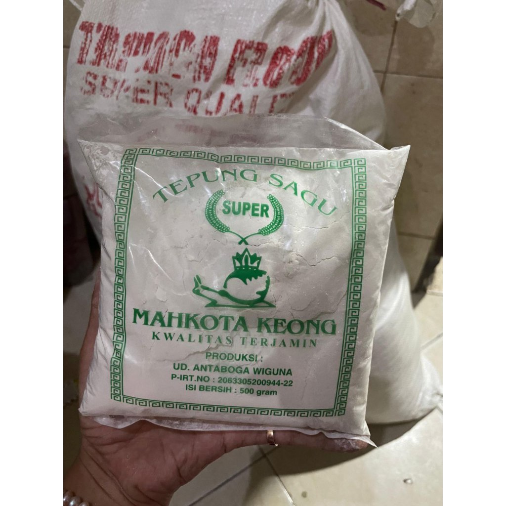 

Tepung Sagu Cap Mahkota Keong 500g / Sagu Aren / Kwalitas Medium / Tepung Murah / Sebaguna