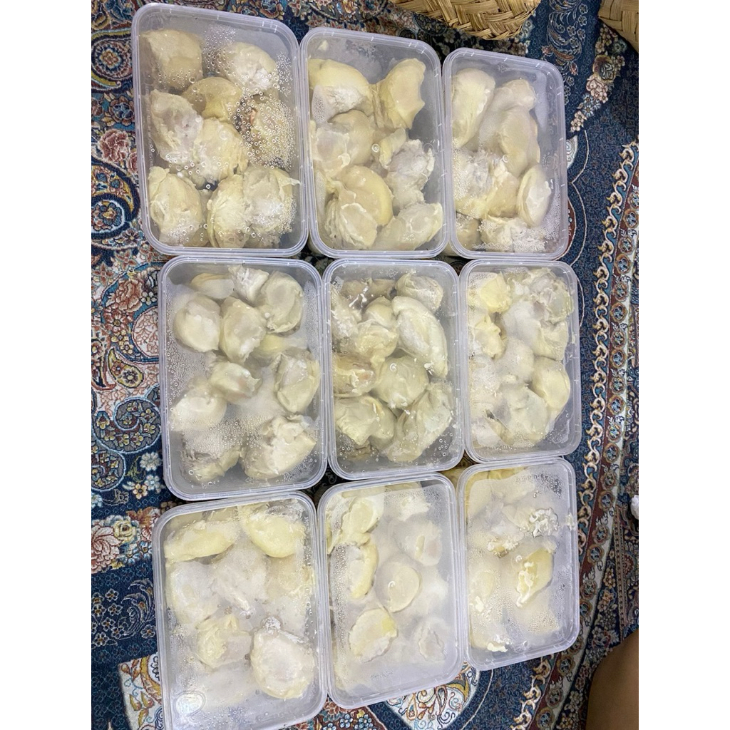 

READY STOCK Duren Kupas Frozen (durian lampung kemasan box) 500gr