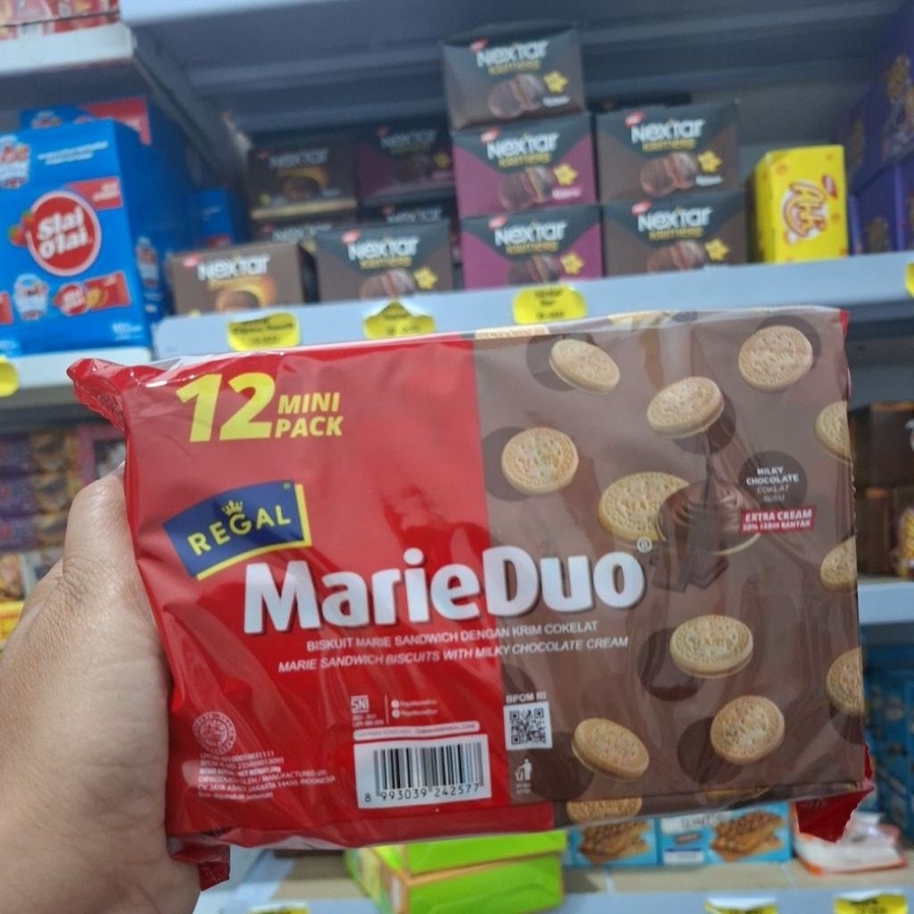 

Regal Marie Duo Krim Coklat Mini Pack isi 12pc