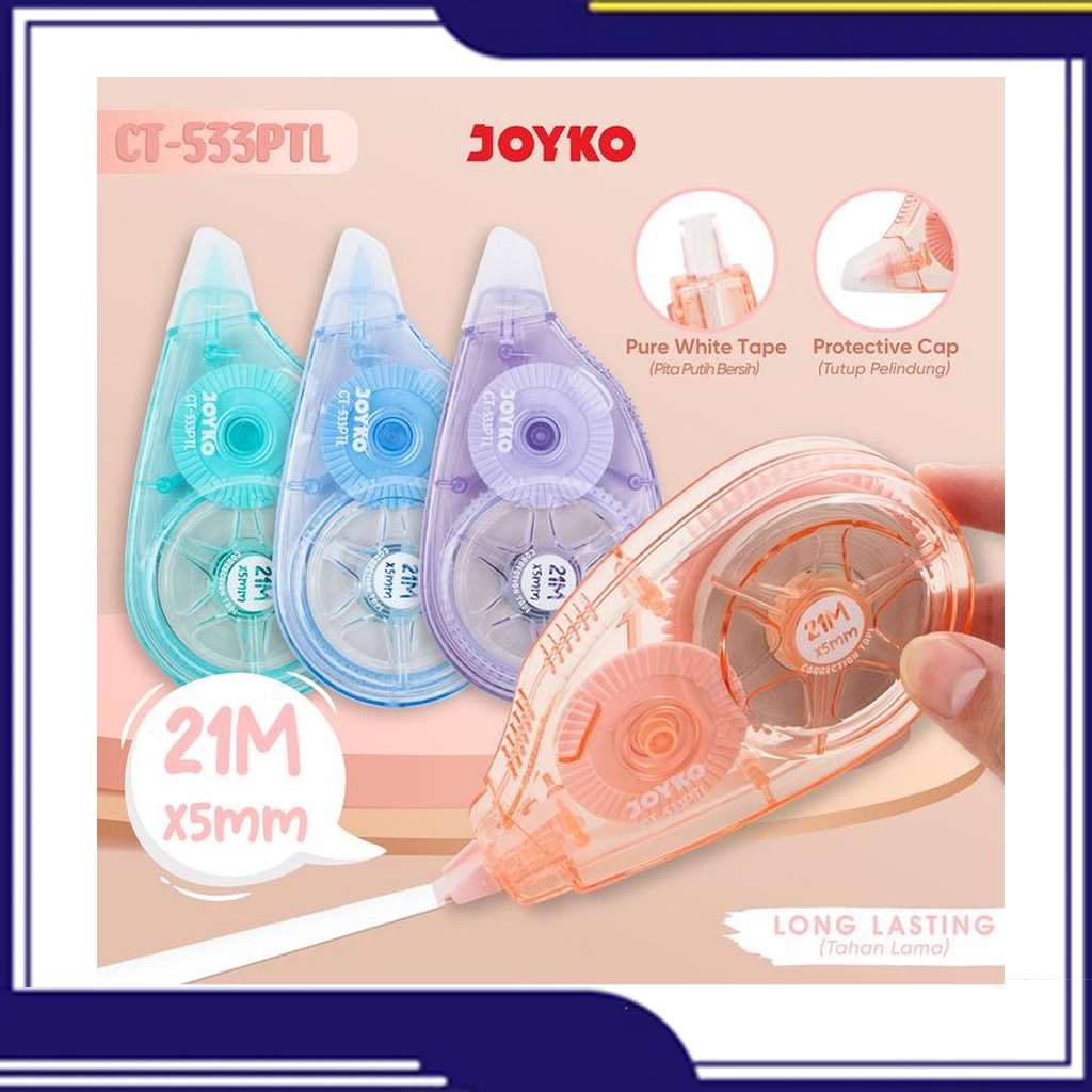 

JOYKO Correction Tape CT-533PTL 21Meter