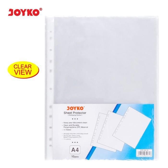 

Sheet Protector JOYKO SHP-201-10 F4 / SHP-202-10 A4 1 Pack Isi 10 Pcs - LimiMart