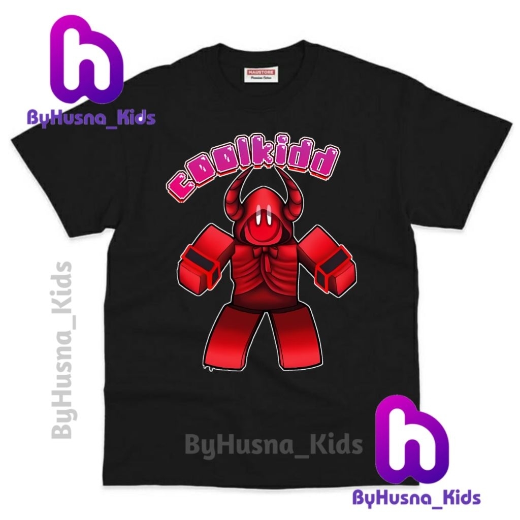 BAJU ANAK KAOS ANAK ROBLOX C00LKIDD COOLKIDD MILESTONE 4 ROBLOX ANAK UNISEX COWO CEWE
