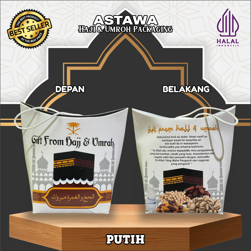 

Dus Oleh-Oleh Haji & Umrah Motif Kabah Isi 50 Pcs
