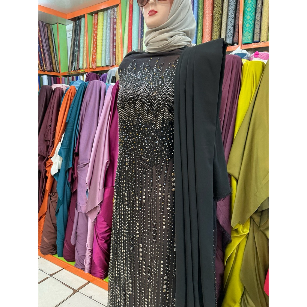 PROMO / TULLE PAYET FULL / TULLE PAYET PREMIUM / BAHAN KEBAYA FULL PAYET