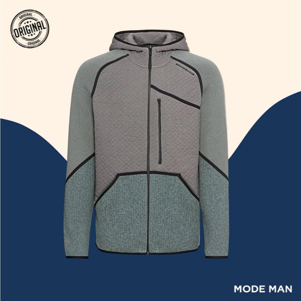 Puma Porsche Design Evo Knit Men's Midlayer – Jaket Olahraga Pria, Midlayer Premium, Jaket Luar Ruan