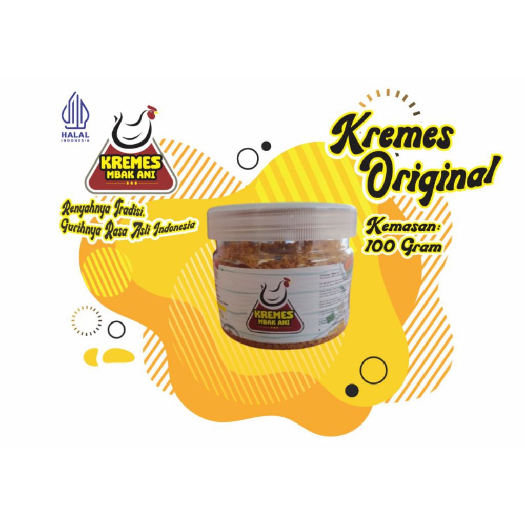 KREMES AYAM / KREMESAN AYAM / KREMES AYAM GORENG / KREMES 100 GRAM By KREMES "MBAK ANI"