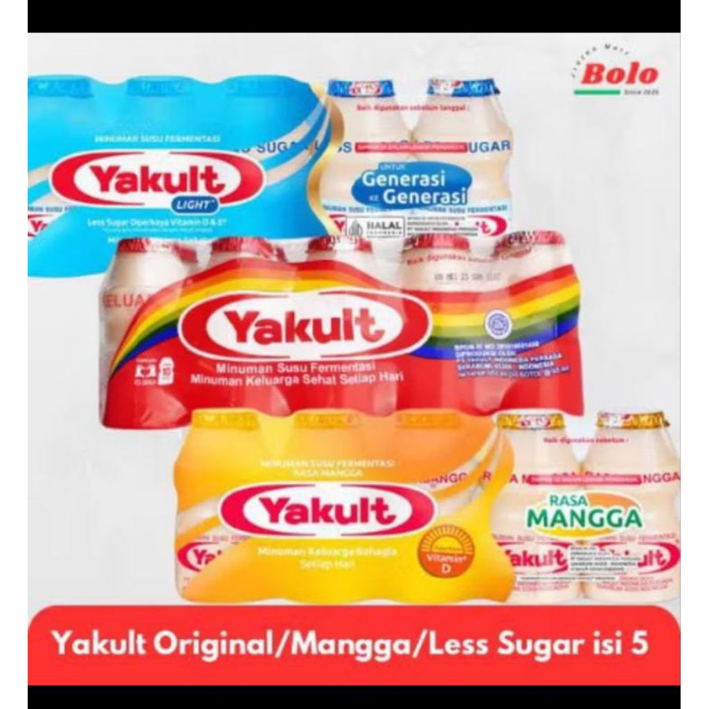 

Yakult minuman susu fermentasi/Light 1 pack