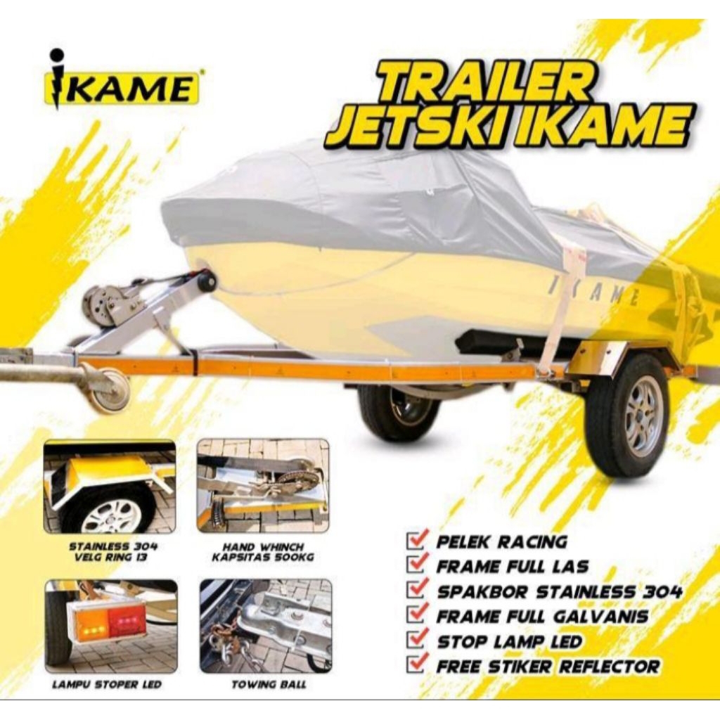 Trolley Jetski / Trailer / anhang jet ski / jetski galvanis IKAME