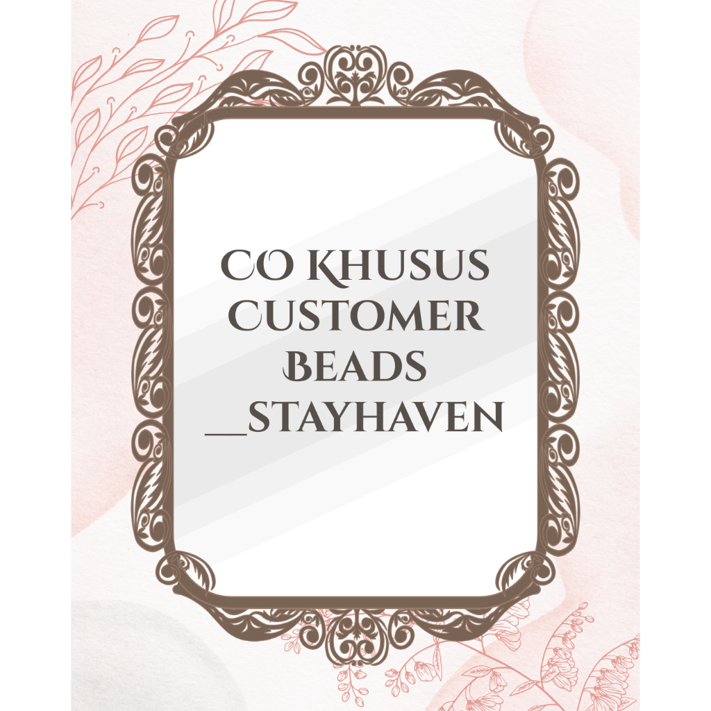 Custom Beads ( Gelang Kalung Strapphone Keyring )