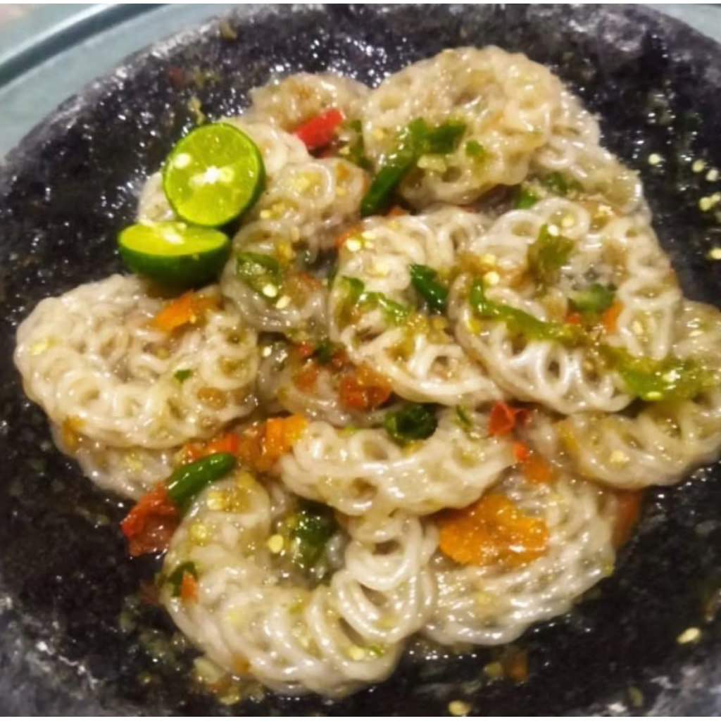 SEBLAK KERUPUK RAFAEL/MAKARONI BASAH/BASRENG MENTAH TOPLES